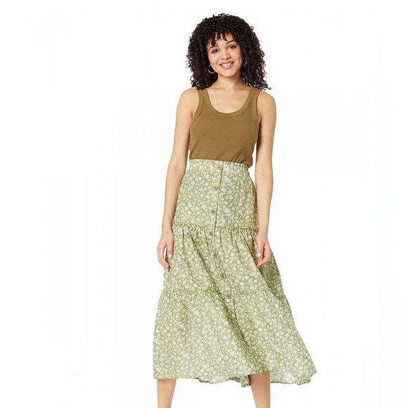 Eberjey Garden Nolita Cover Up Pear/ Ivory Women’s Size Small